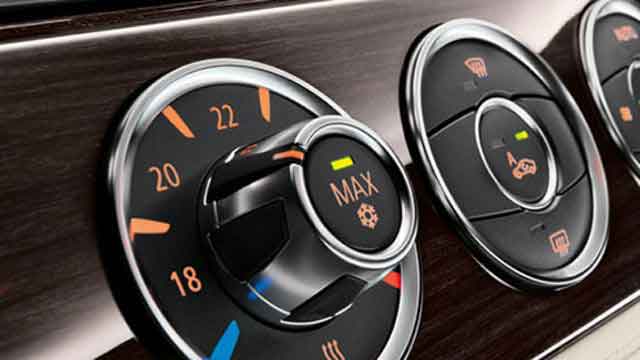 Car climate control dials